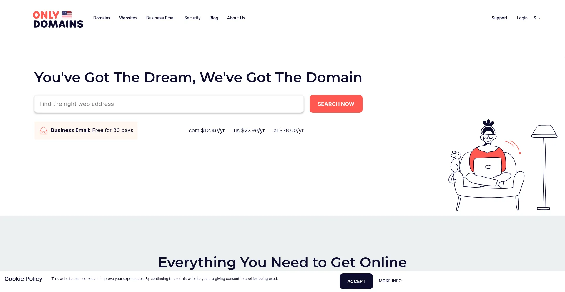 ¿És Seguro y Confiable Onlydomains.com?