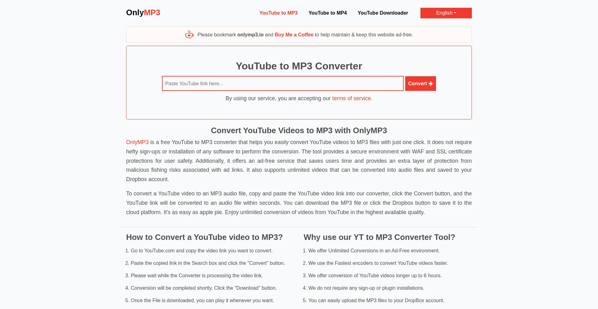 ¿És Seguro y Confiable Onlymp3.io?
