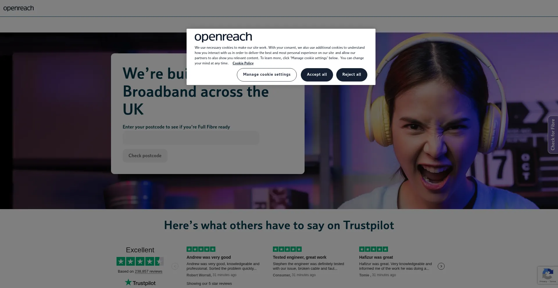 ¿És Seguro y Confiable Openreach.co.uk?