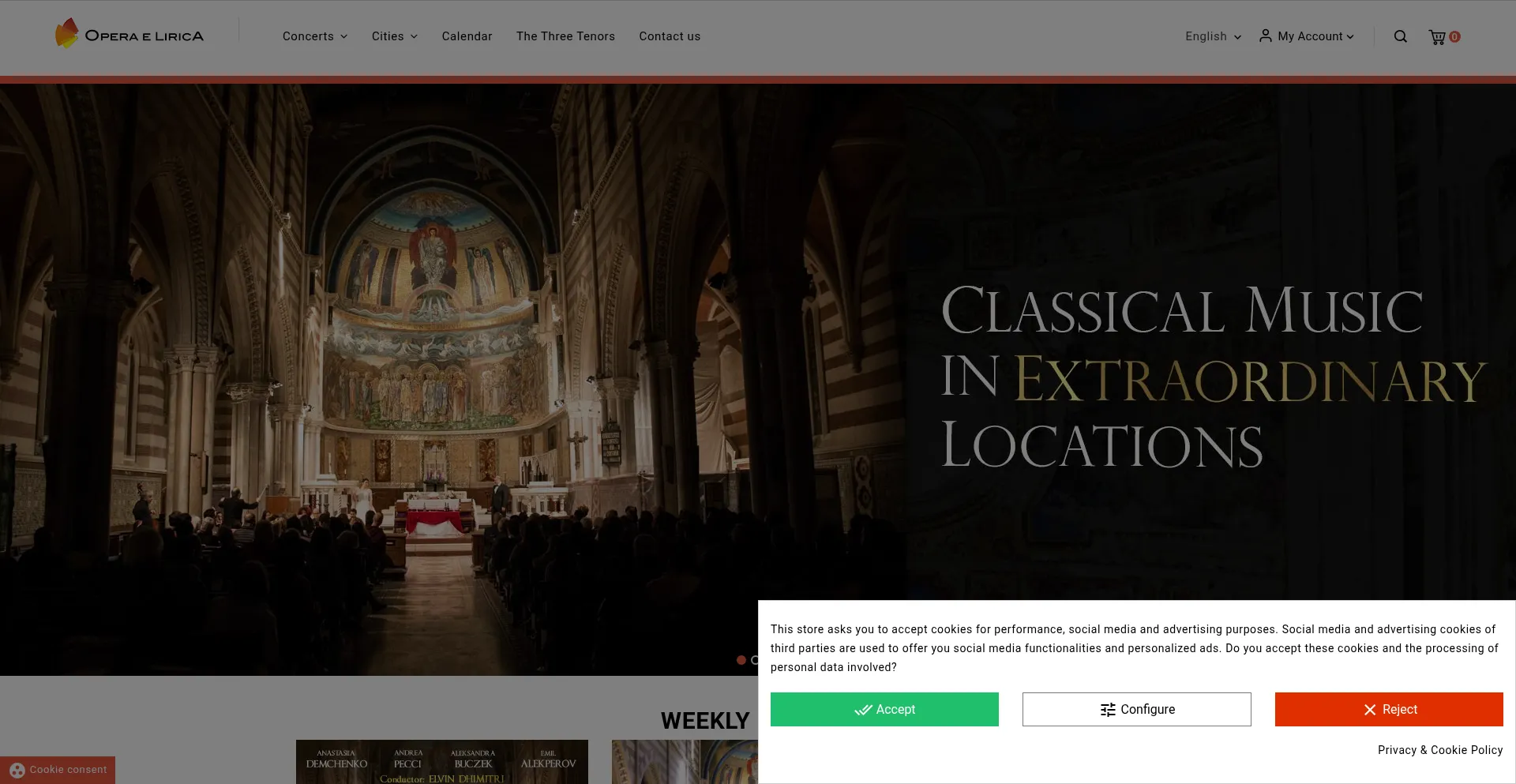 Website screenshot of Opera-lirica.com