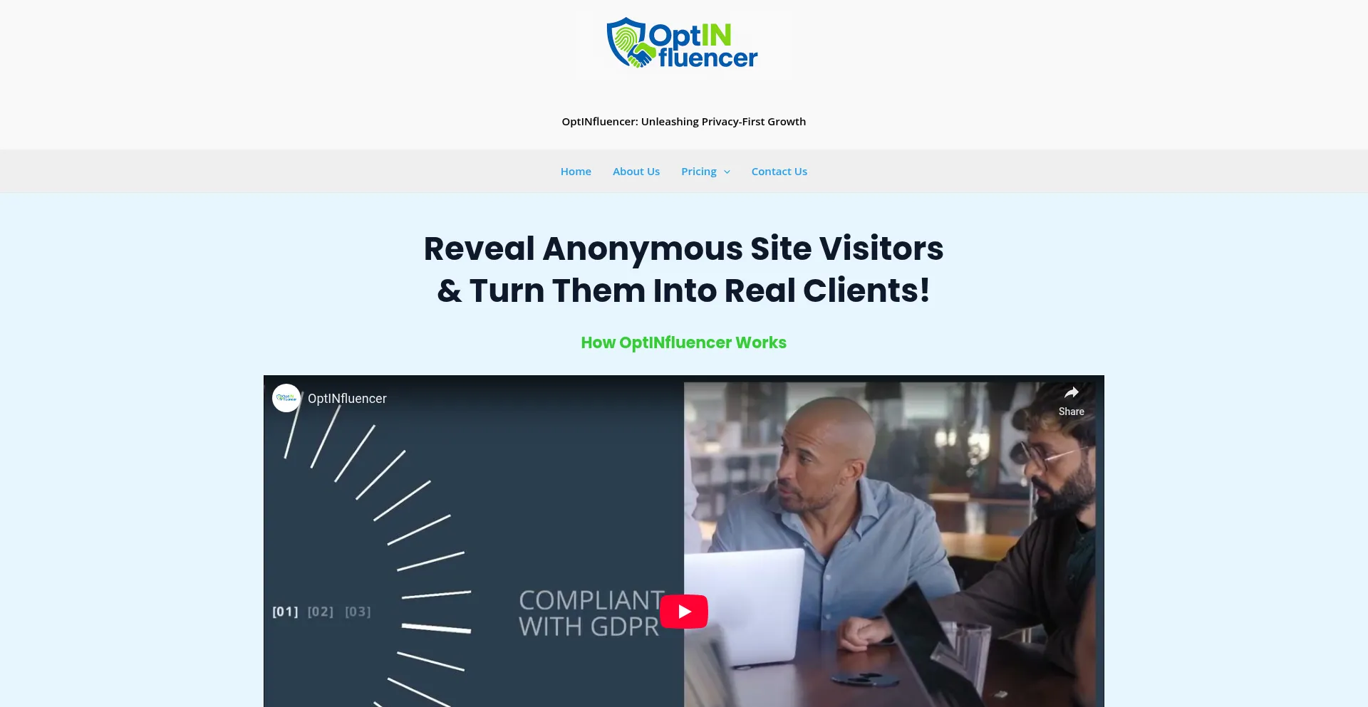 ¿És Seguro y Confiable Optinfluencer.com?