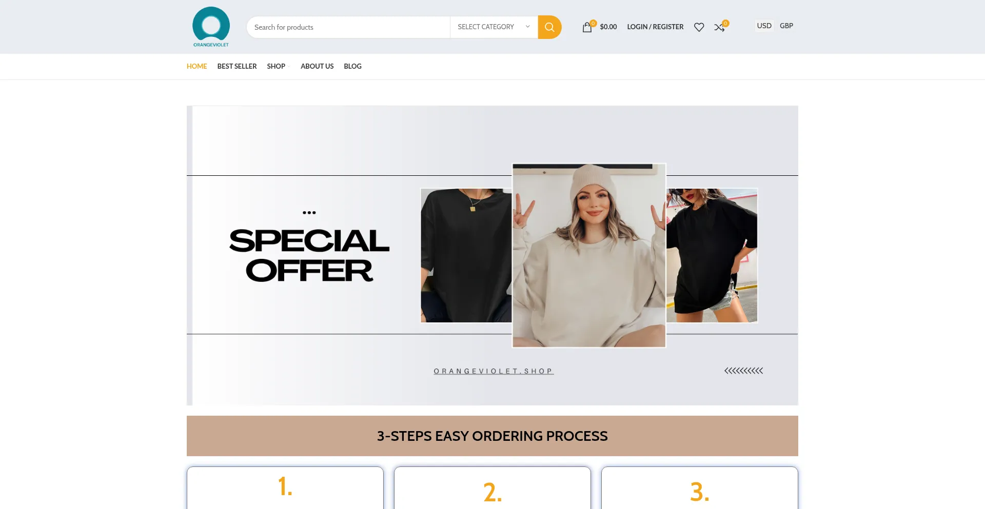 ¿És Seguro y Confiable Orangeviolet.shop?