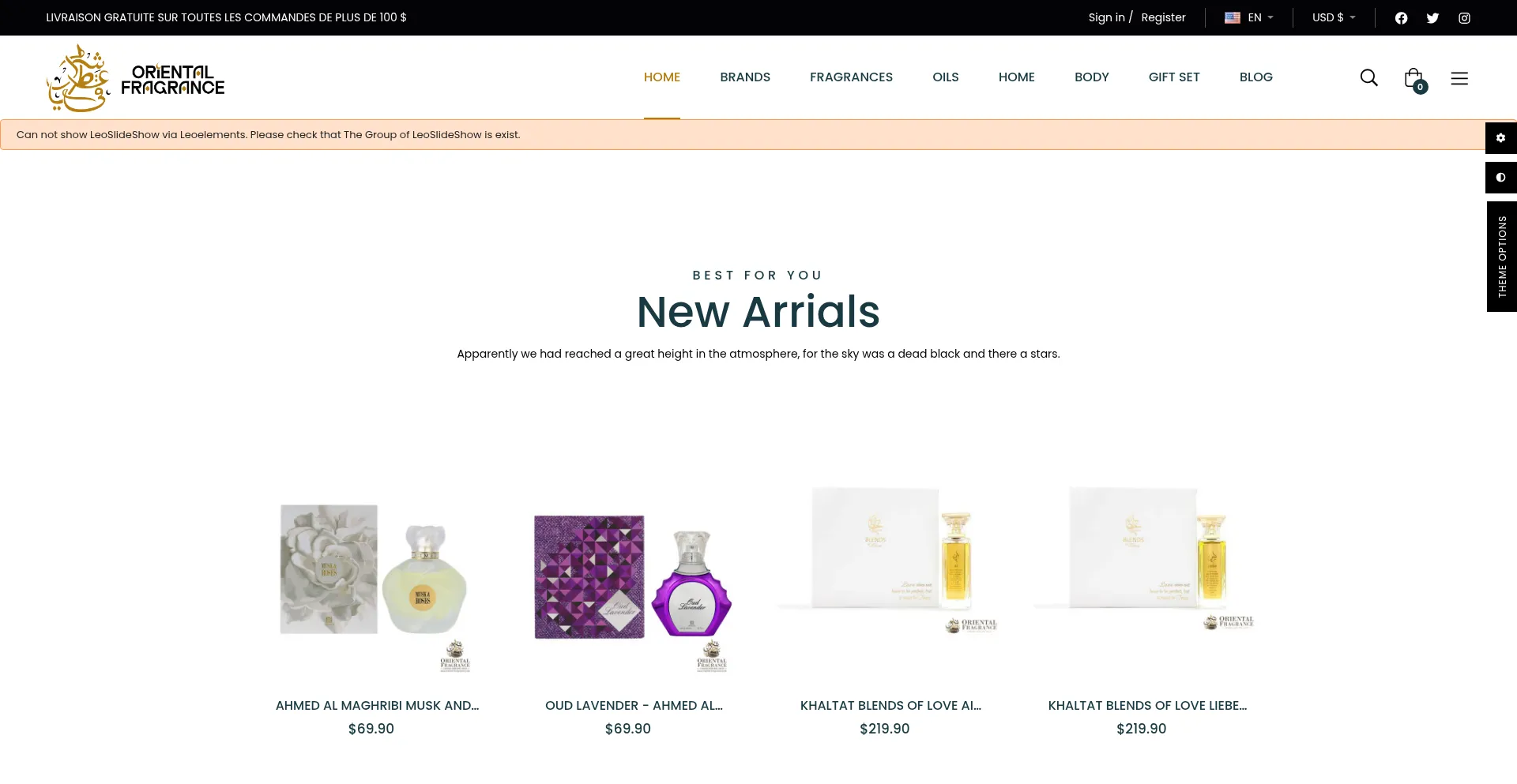 ¿És Seguro y Confiable Oriental-fragrance.com?