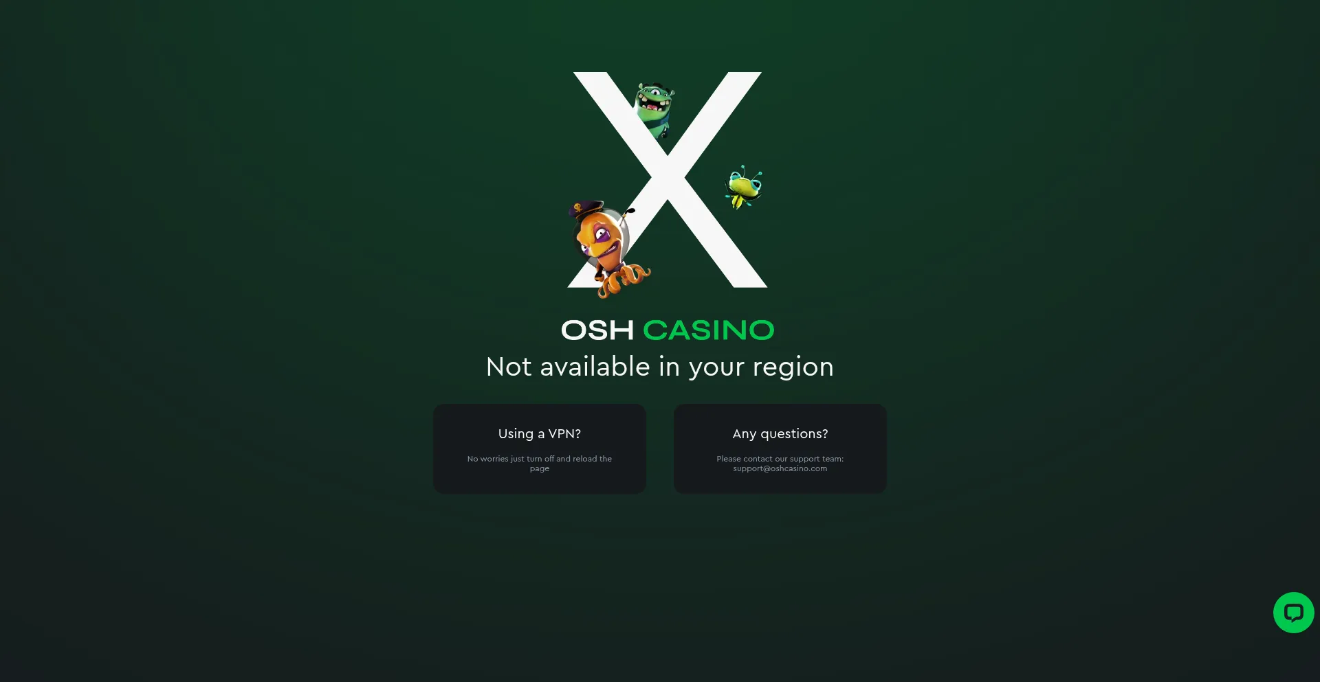¿És Seguro y Confiable Oshcasino.com?
