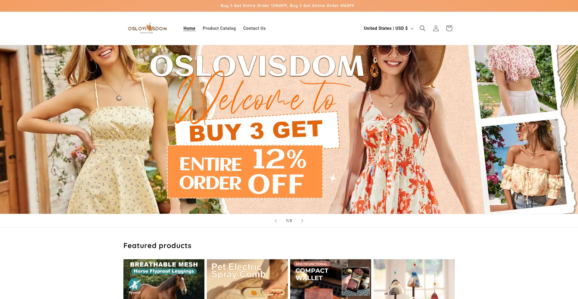 Website screenshot of Oslovisdom.com