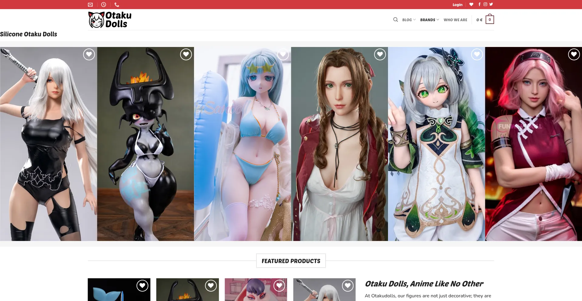 Otakudolls.com Screenshot