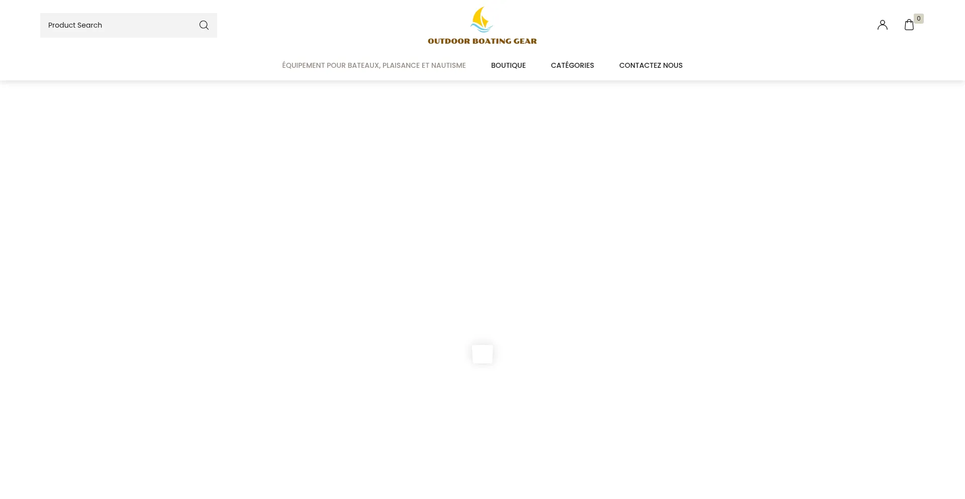 Website screenshot of Outdoorboatinggear.com