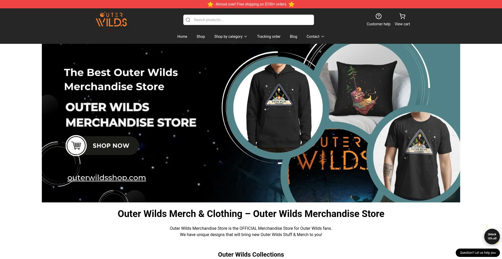 ¿És Seguro y Confiable Outerwildsshop.com?