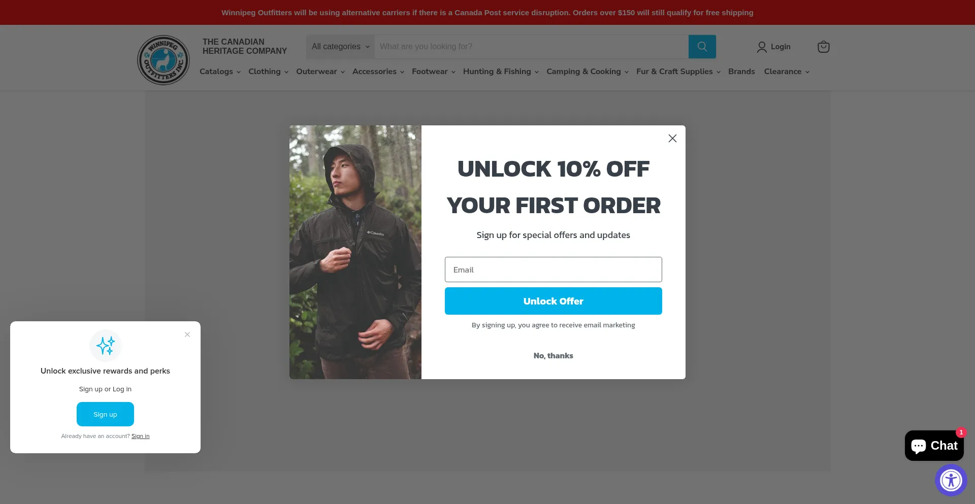 ¿És Seguro y Confiable Outfitters.ca?