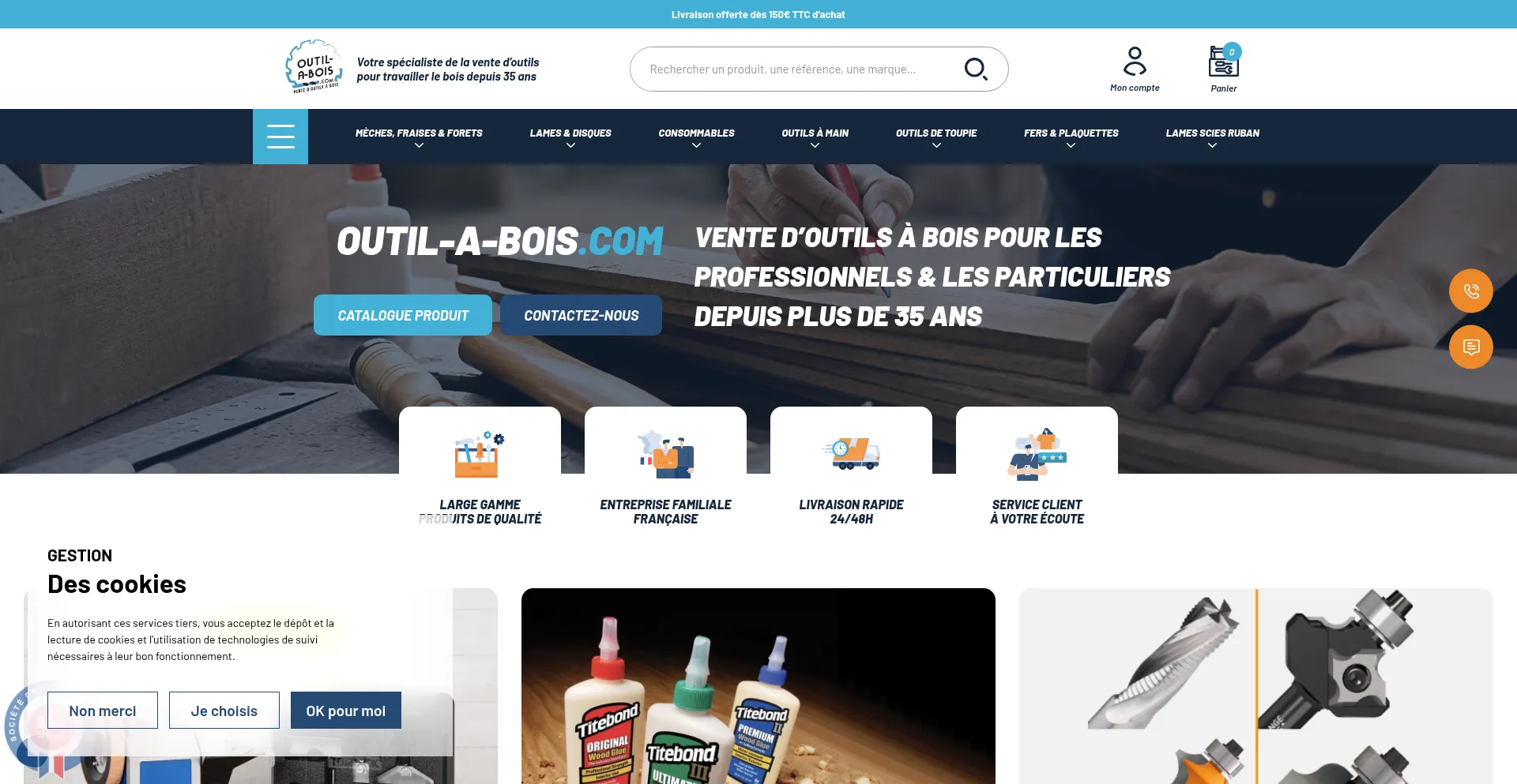 ¿És Seguro y Confiable Outil-a-bois.com?
