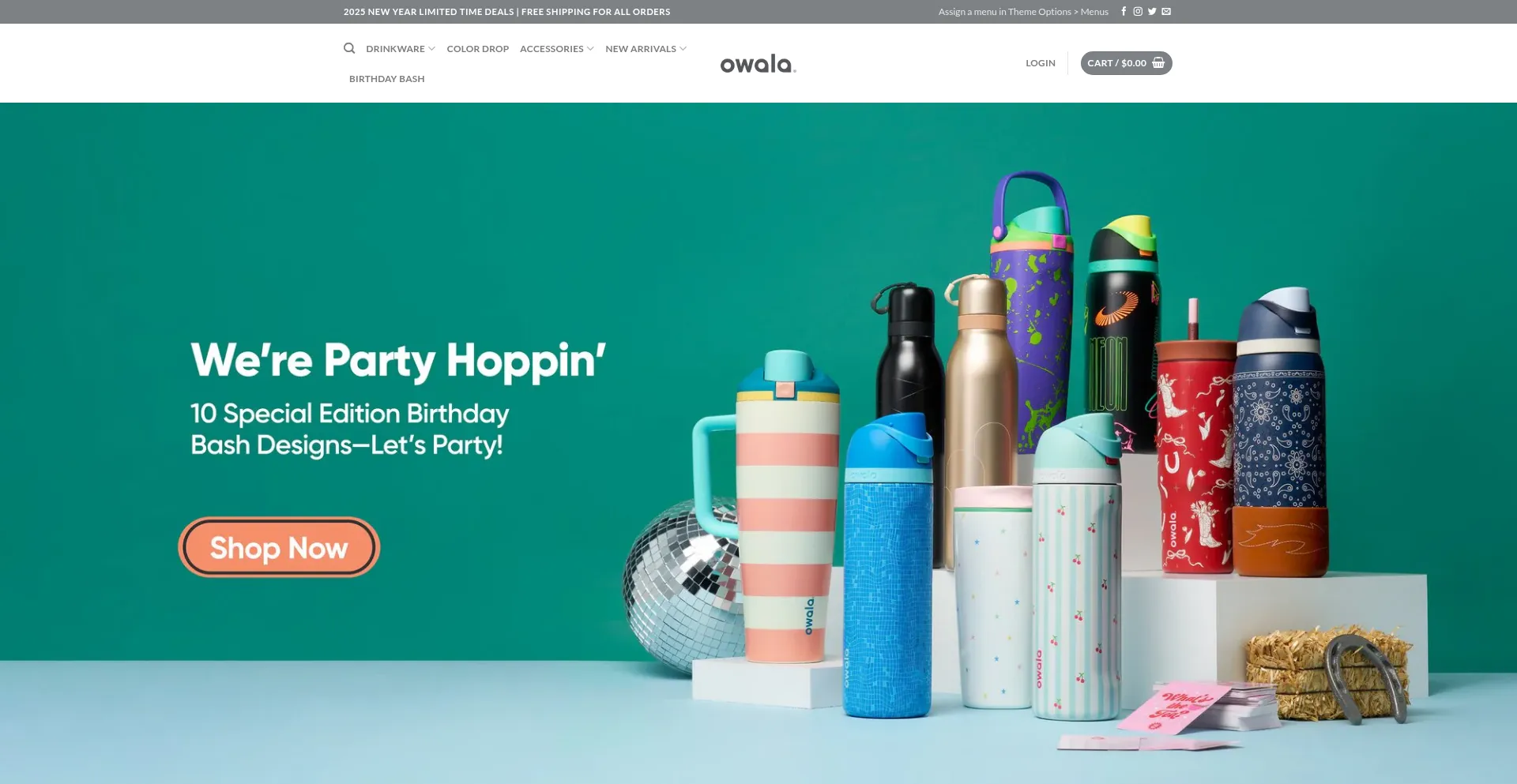 Website screenshot of Owaialife.com