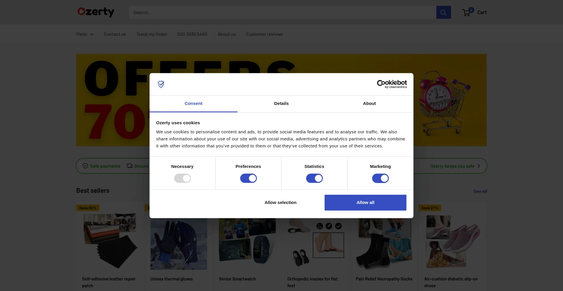 Ozerty.com Screenshot