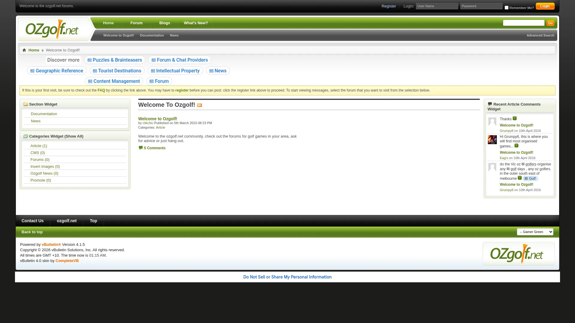 Ozgolf.net