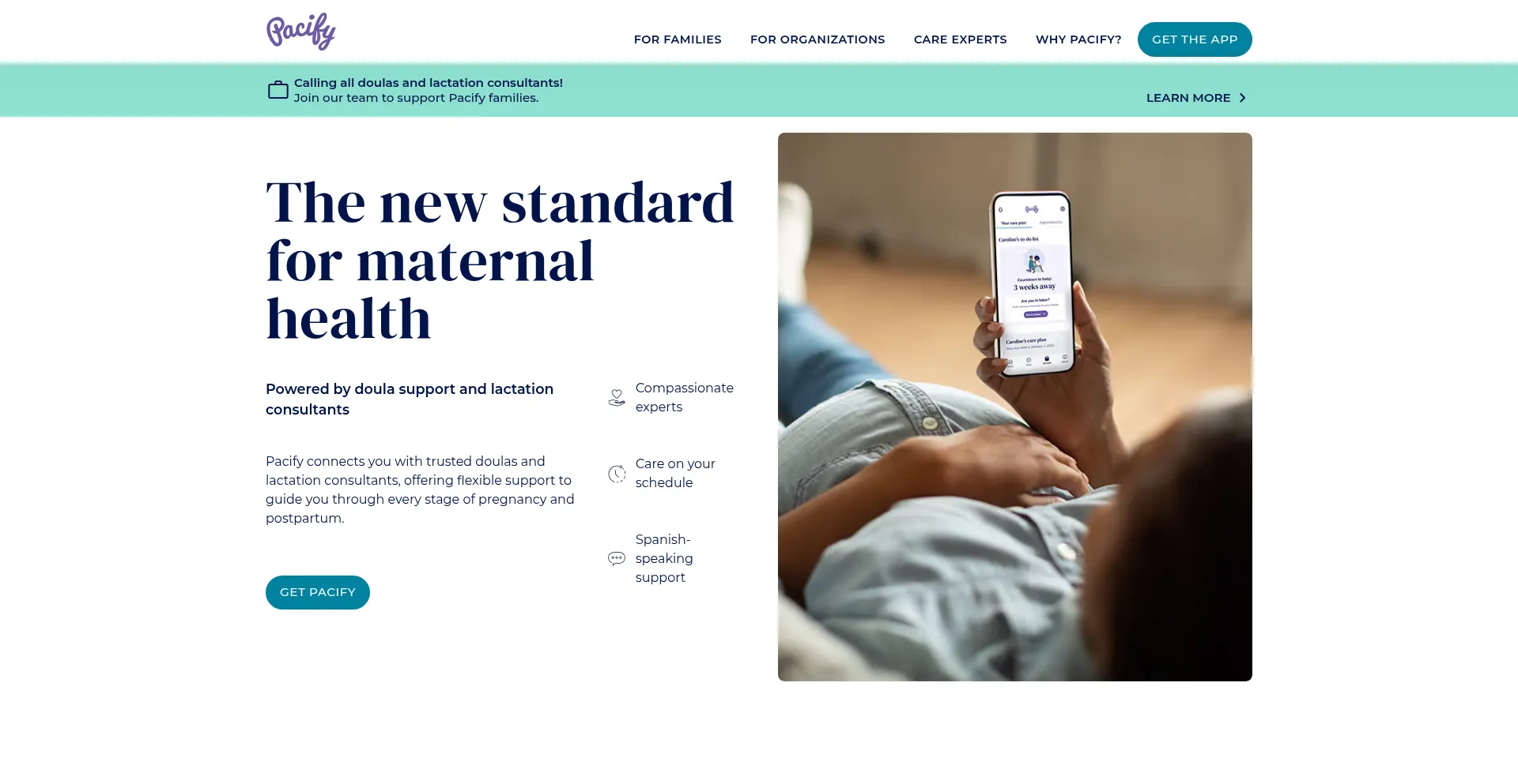 Pacify.com Screenshot