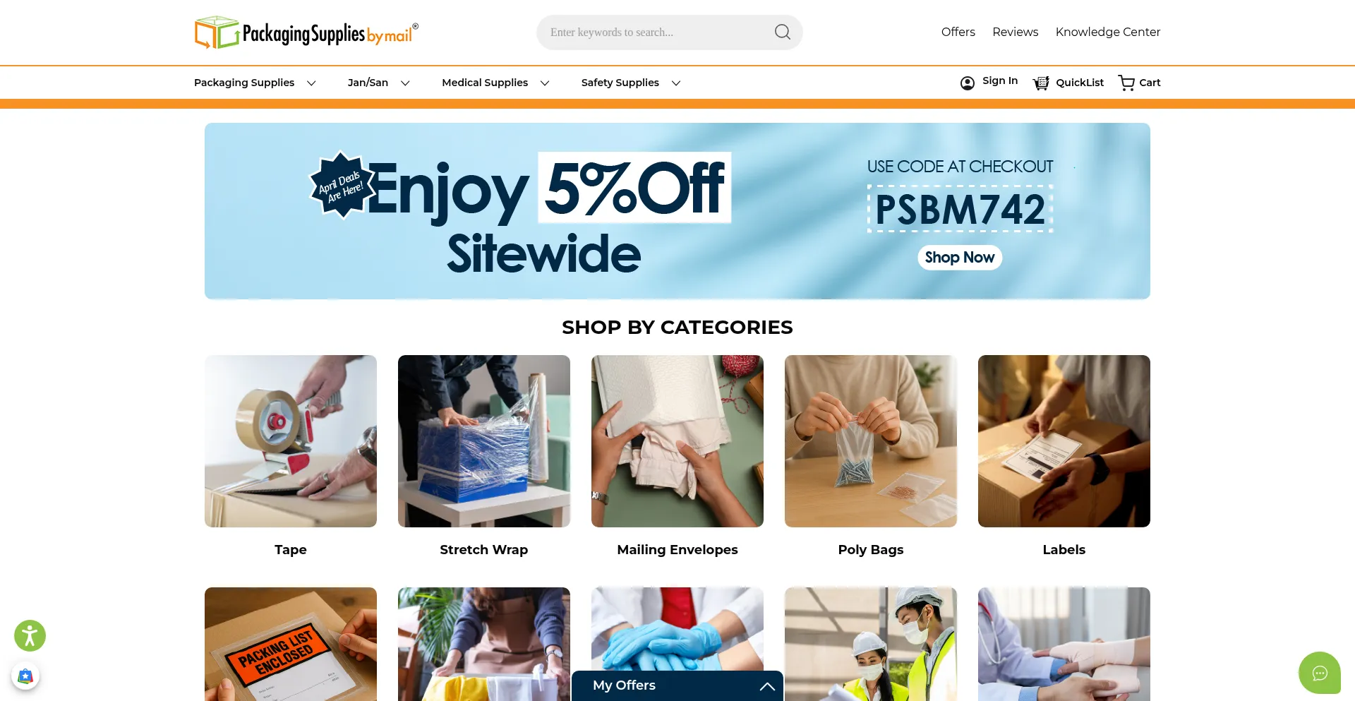 Packagingsuppliesbymail.com