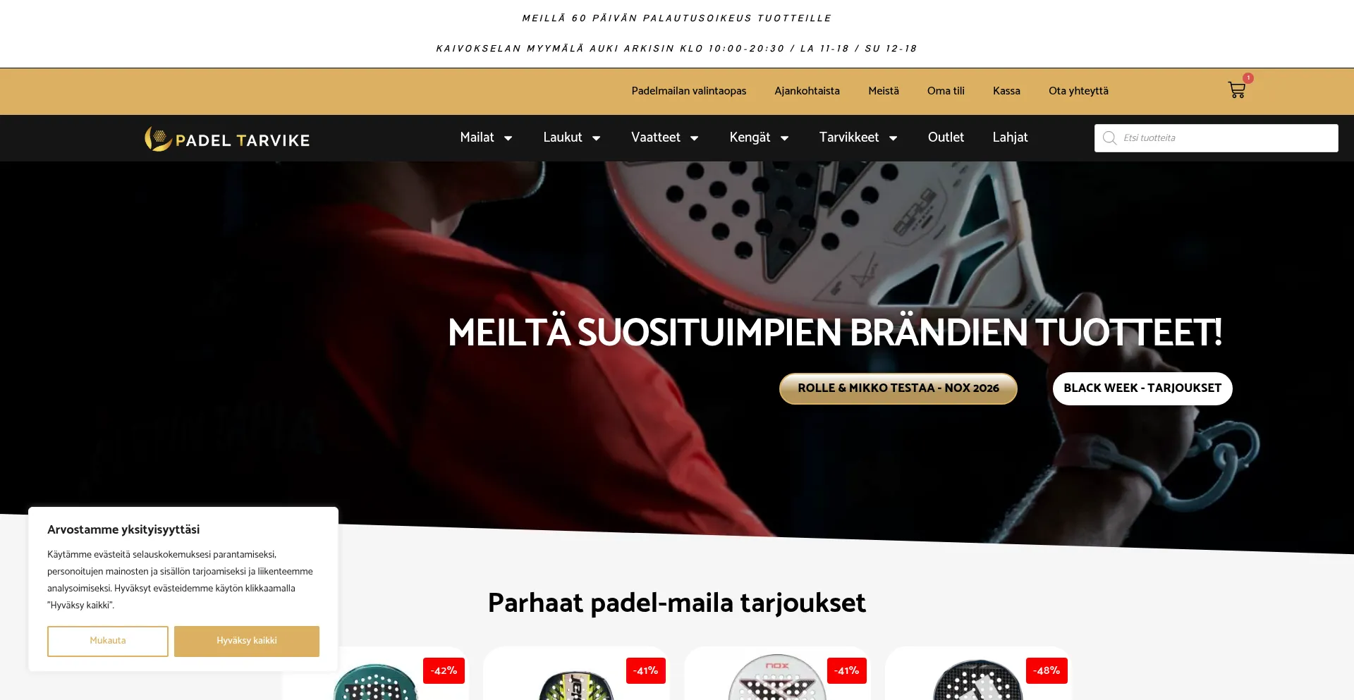 Padeltarvike.fi