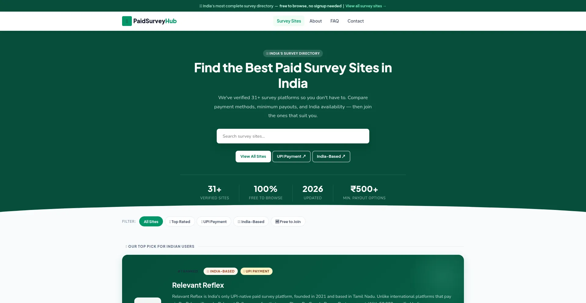 Paidsurveyhub.in