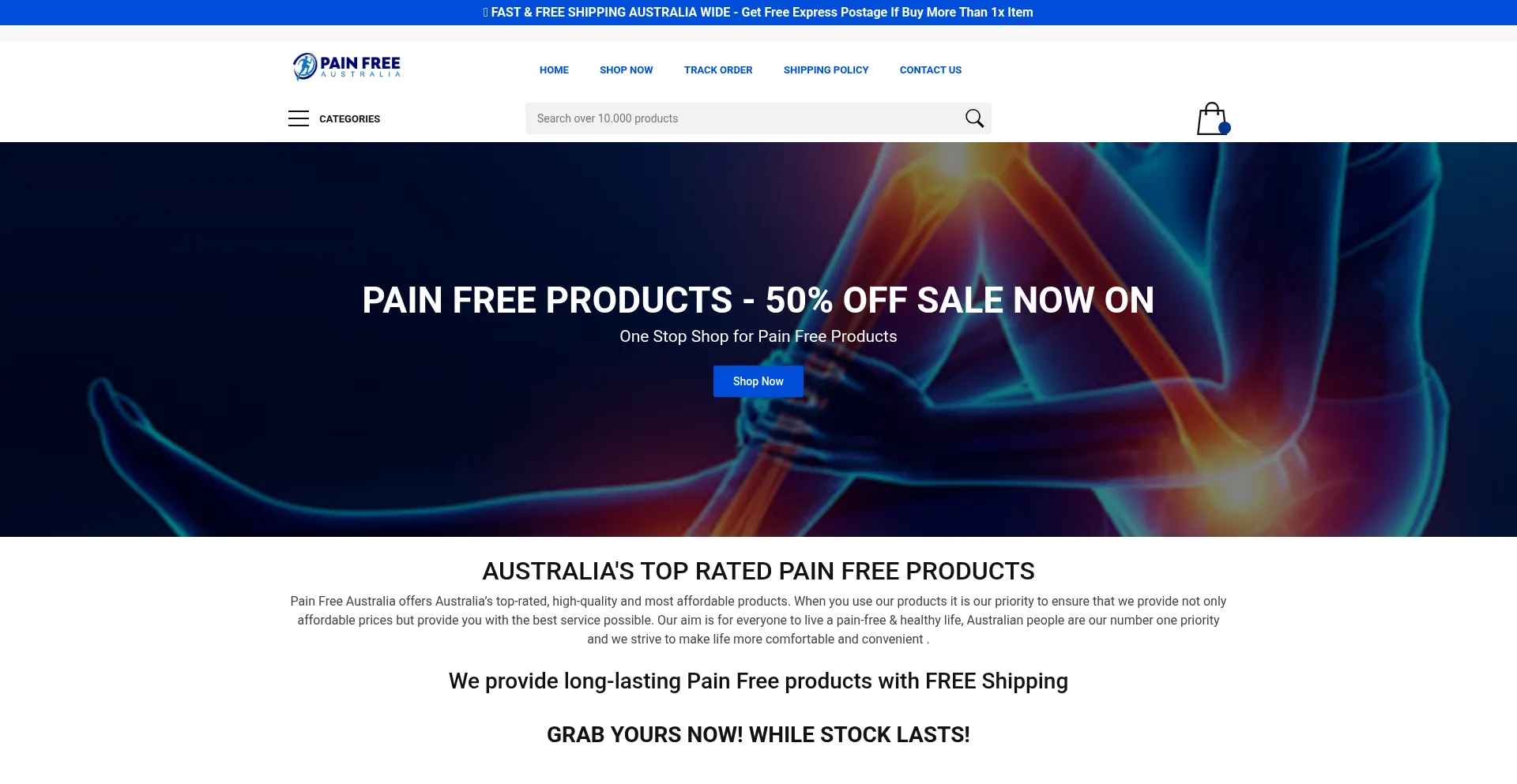 ¿És Seguro y Confiable Painfree-australia.com.au?