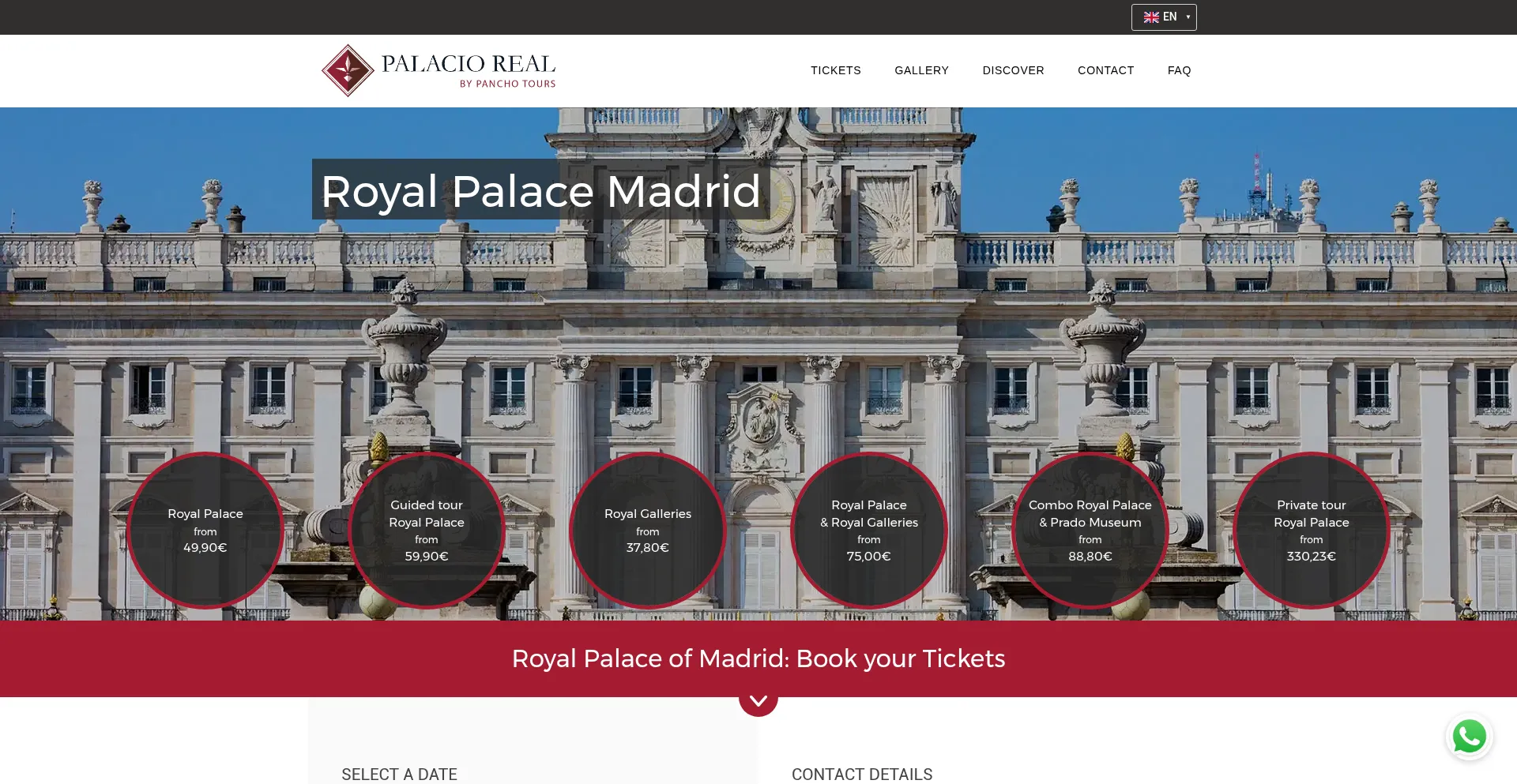 Palaciorealtickets.com