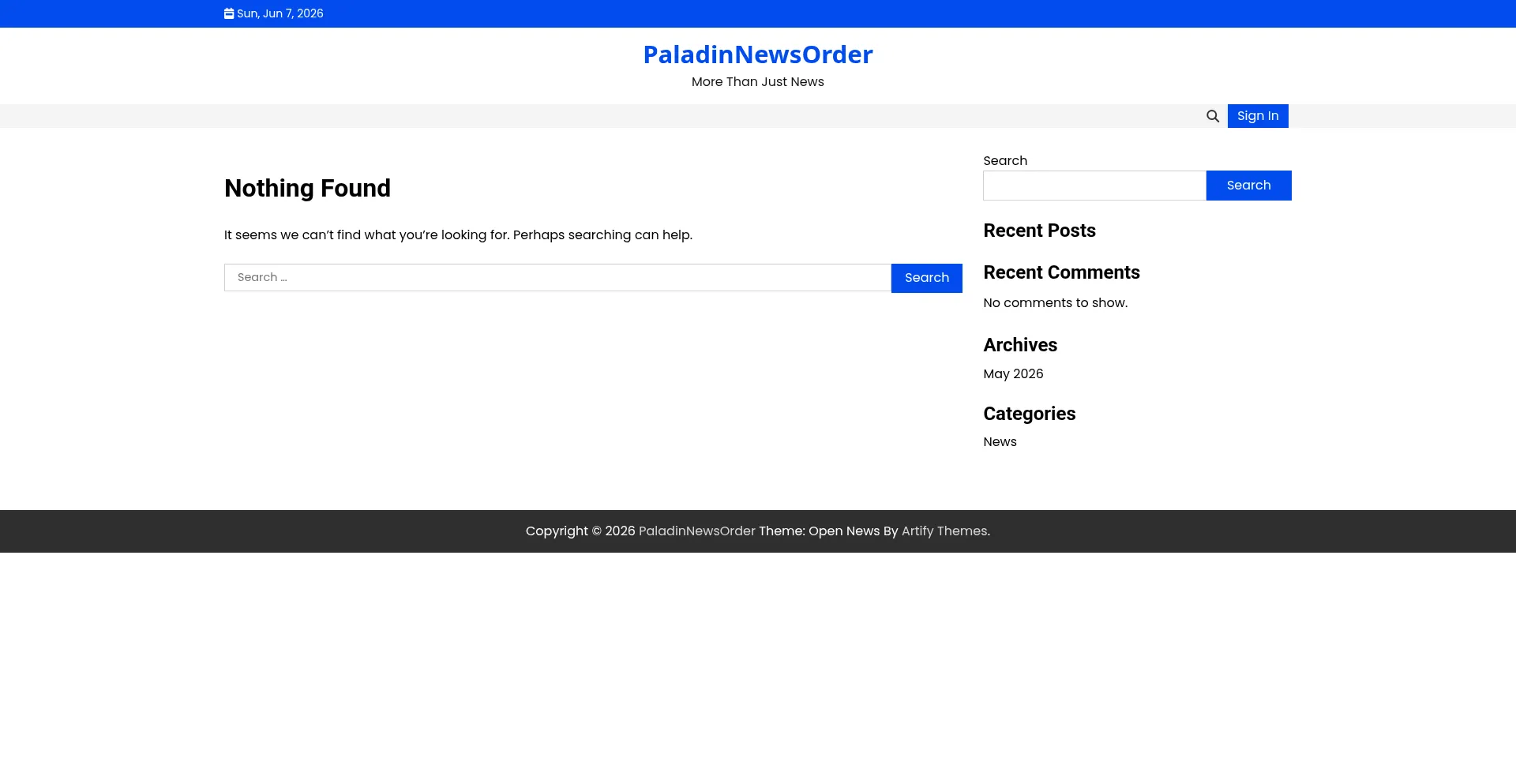 Paladinnewsorder.site