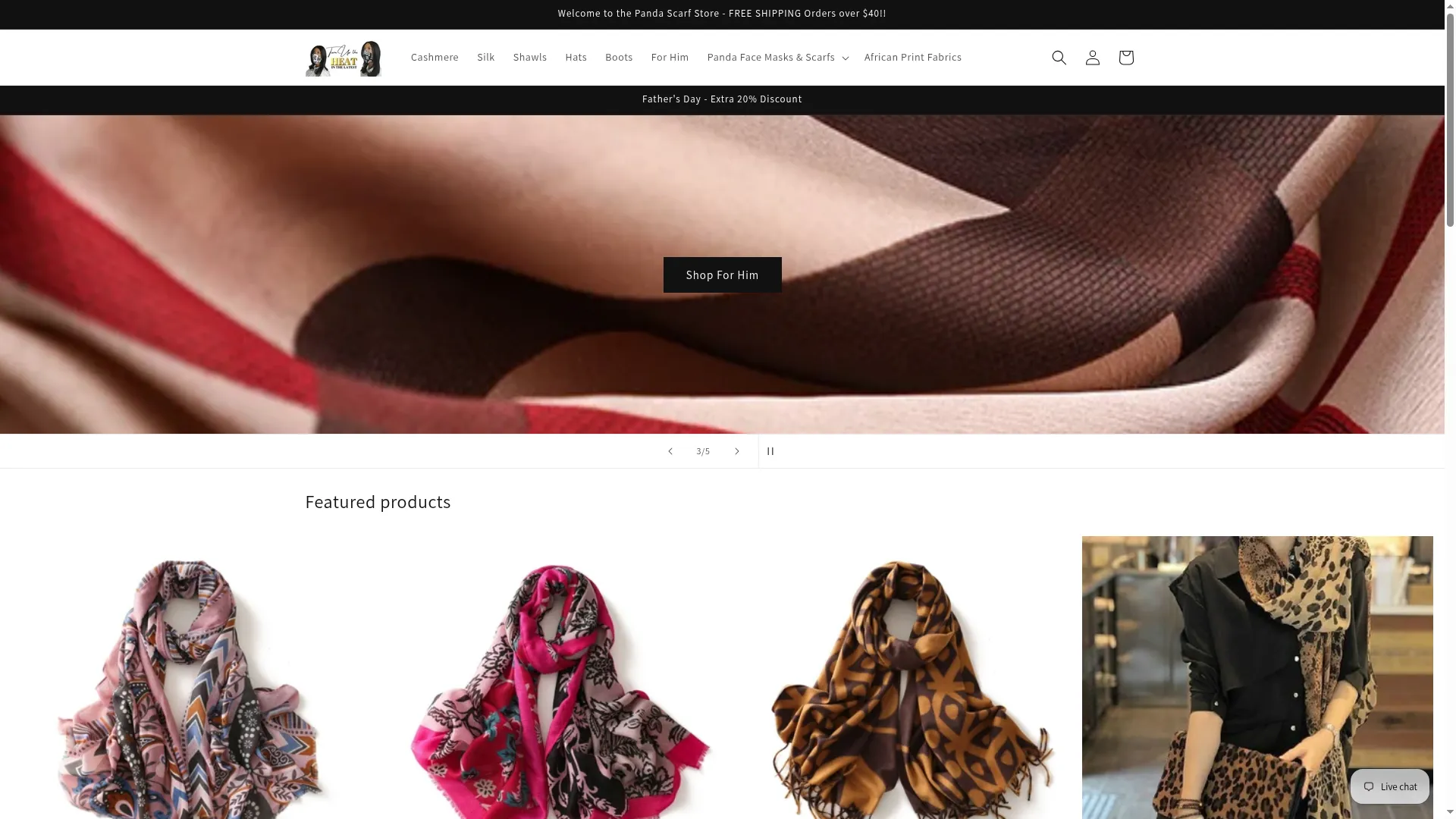 Pandascarfstore.com