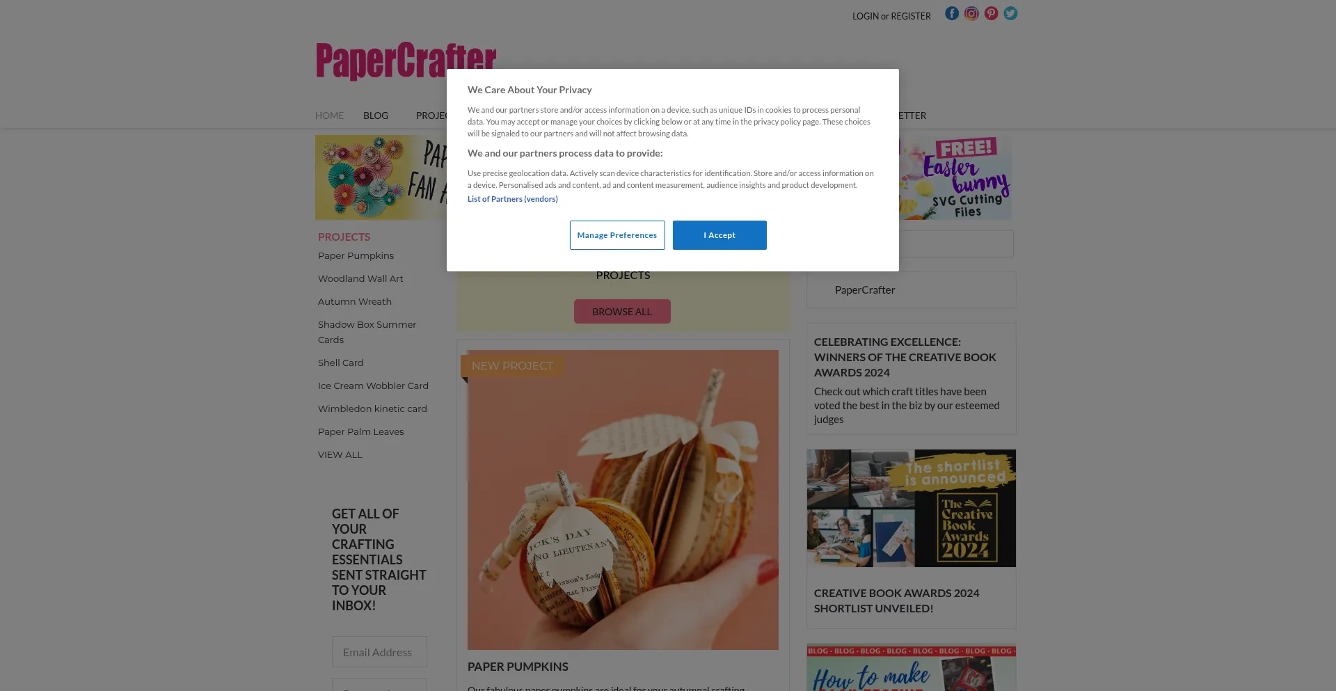 ¿És Seguro y Confiable Papercraftermagazine.co.uk?