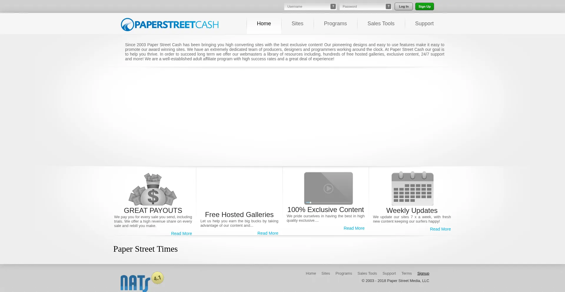 Paperstreetcash.com