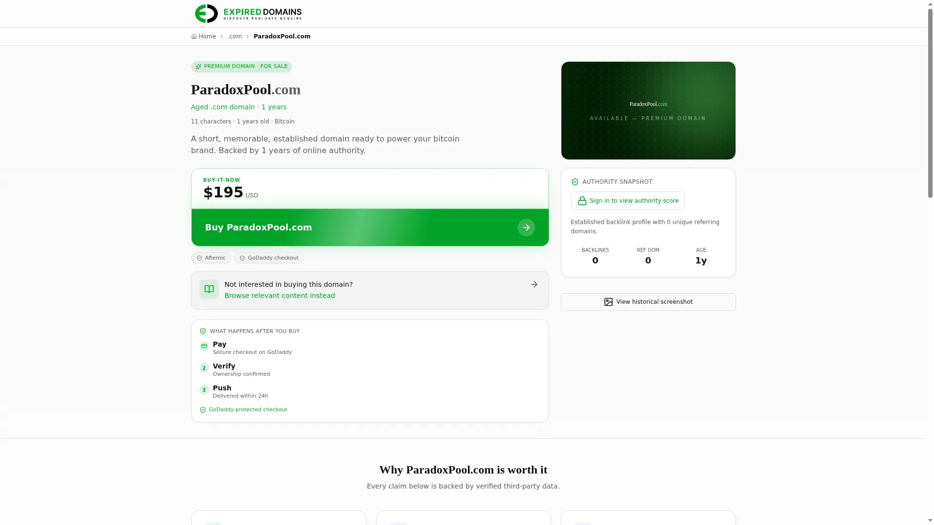 Paradoxpool.com