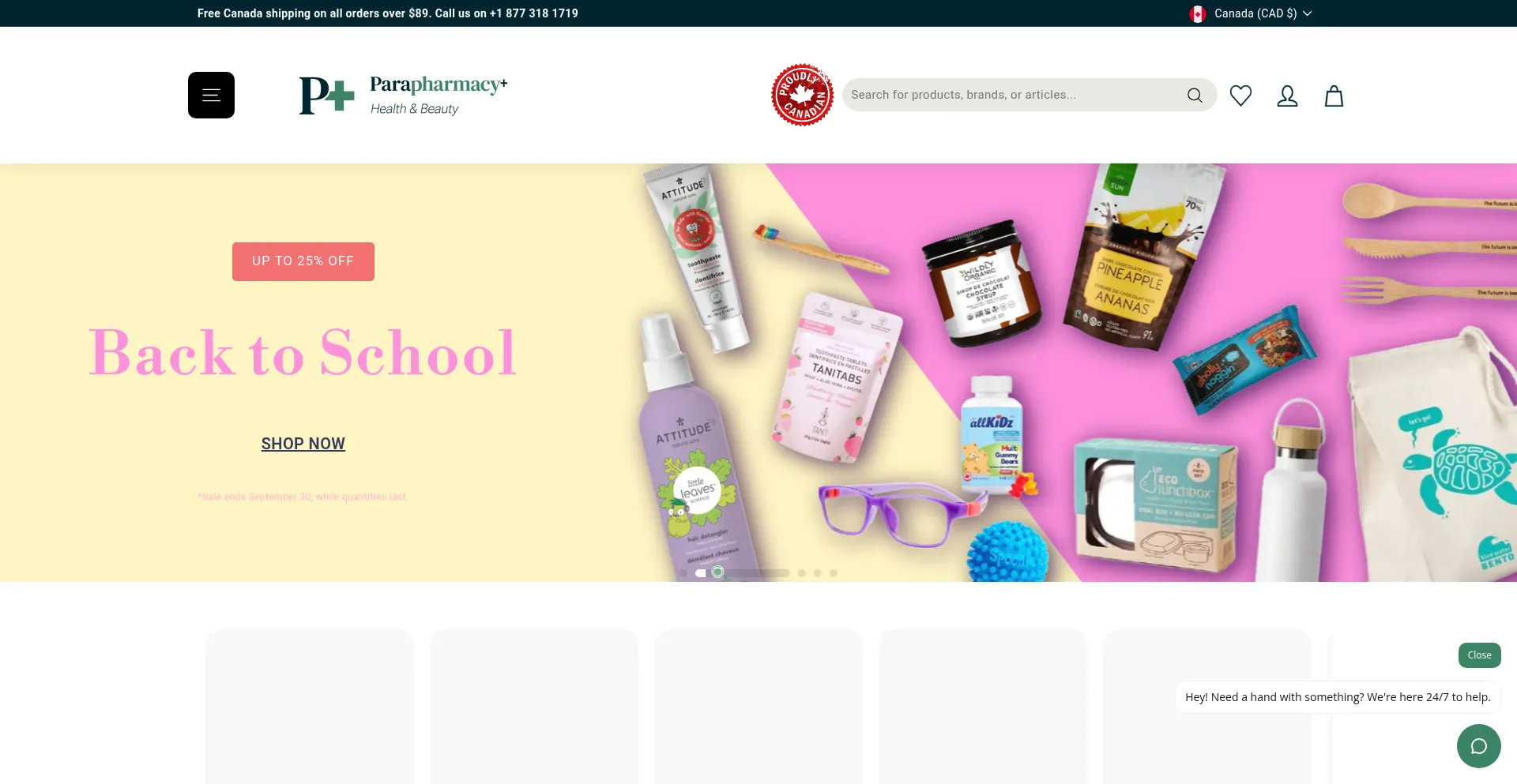 Parapharmacyplus.com Screenshot