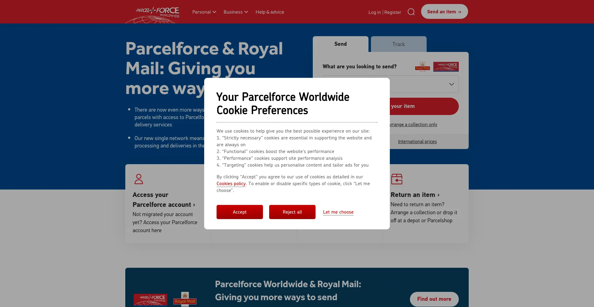¿És Seguro y Confiable Parcelforce.com?