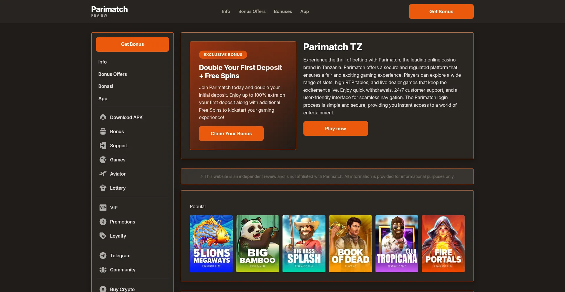 Parimatchtz.com
