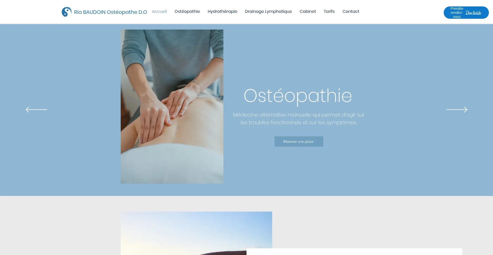 Website screenshot of Paris-hydrotherapie.com
