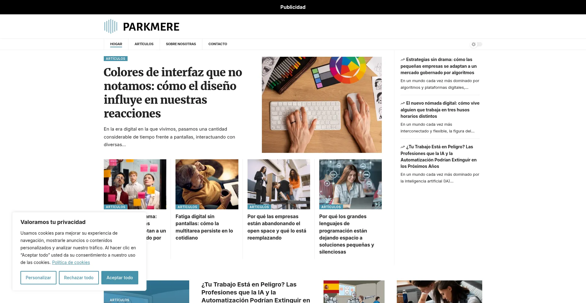 ¿És Seguro y Confiable Parkmere.org?