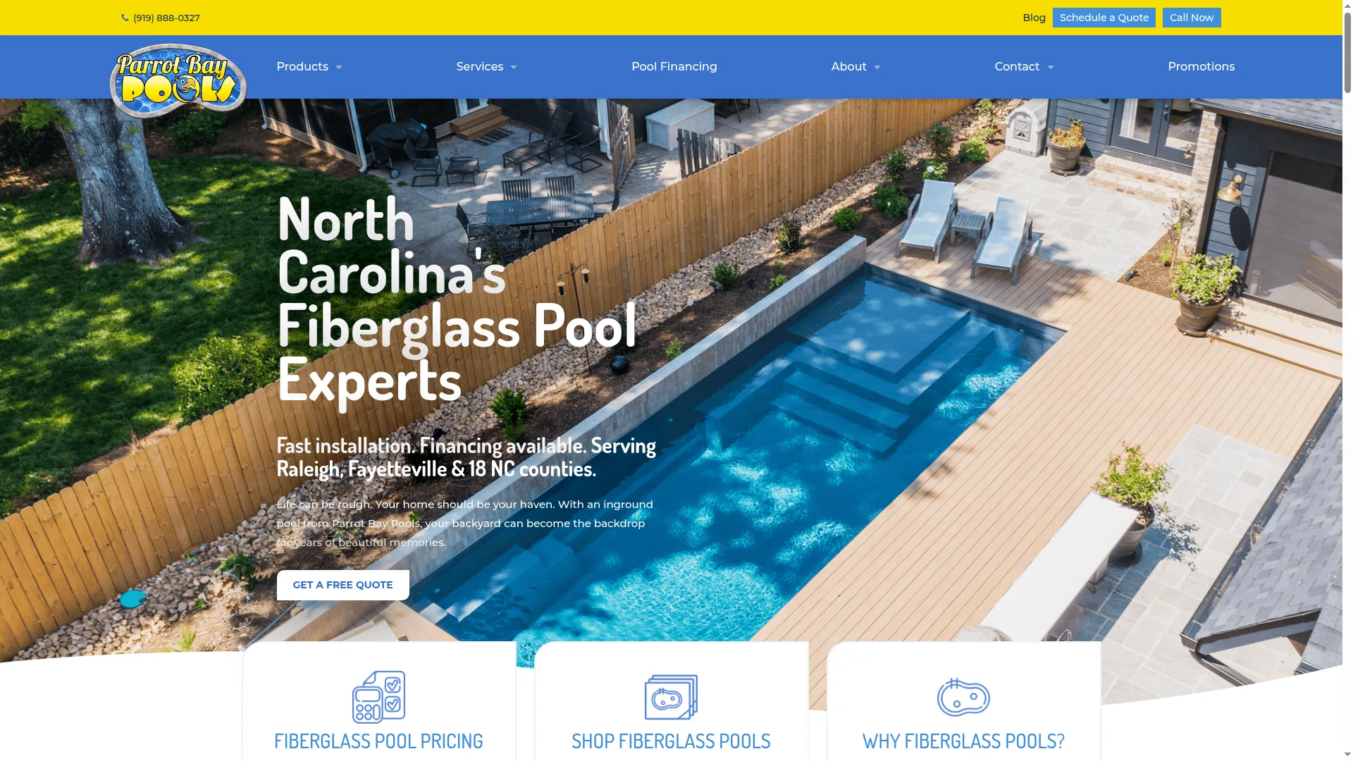 Parrotbaypoolsnc.com