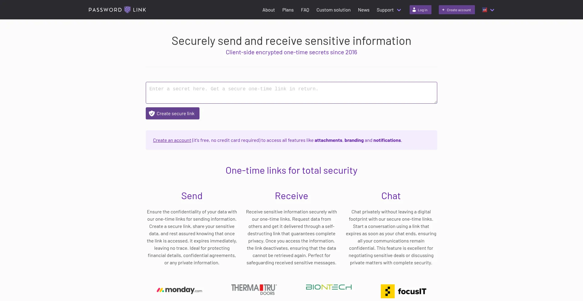 ¿És Seguro y Confiable Password.link?