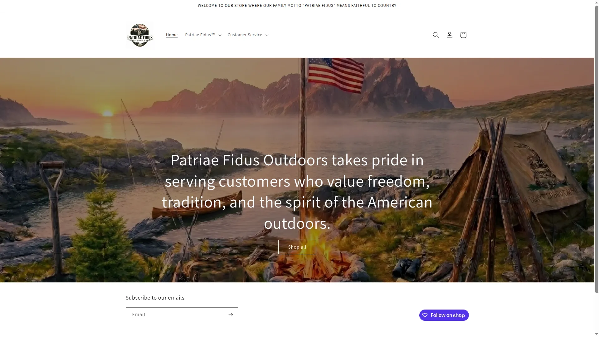 Patriaefidusoutdoors.com