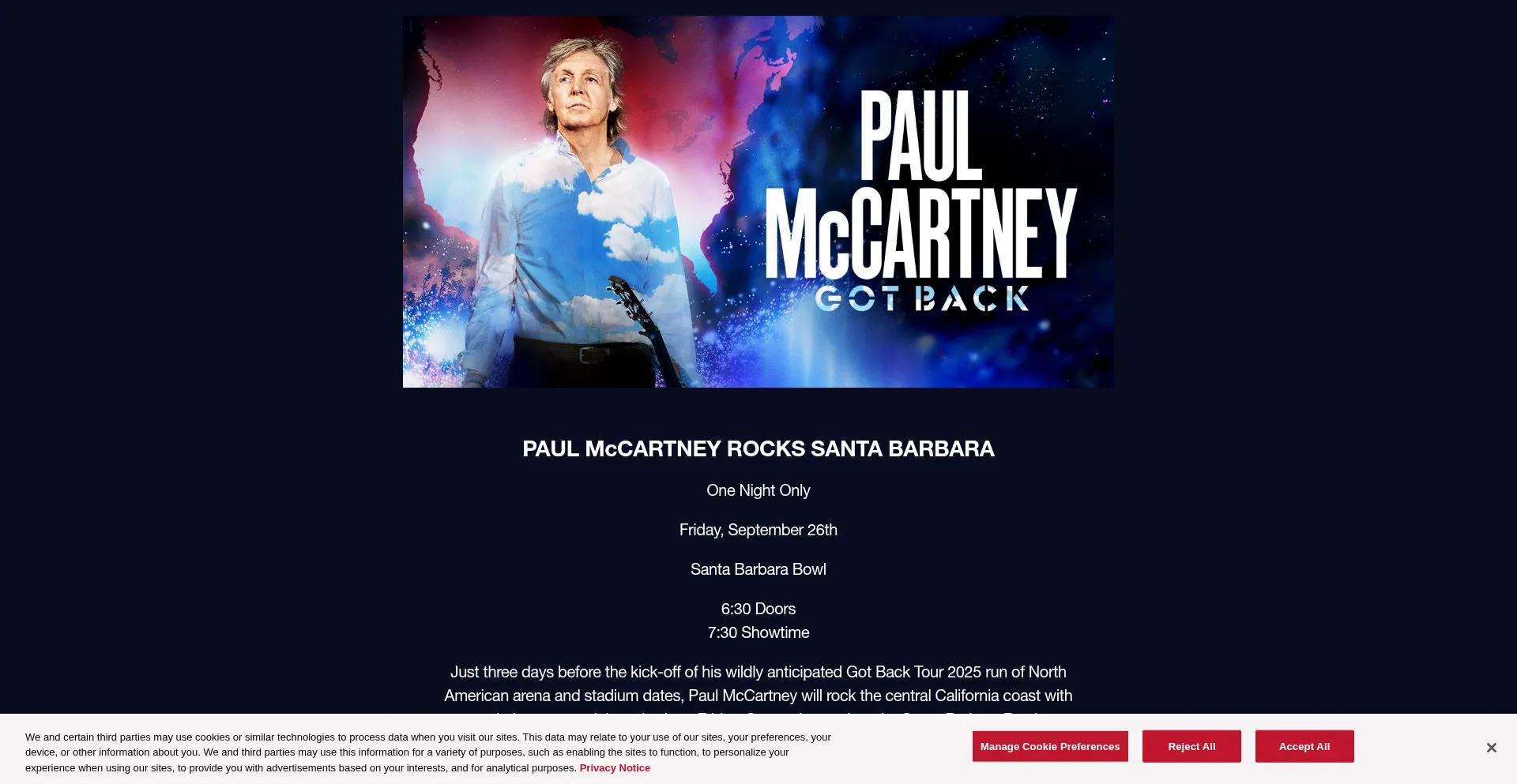 ¿És Seguro y Confiable Paulmccartneygotback.com?