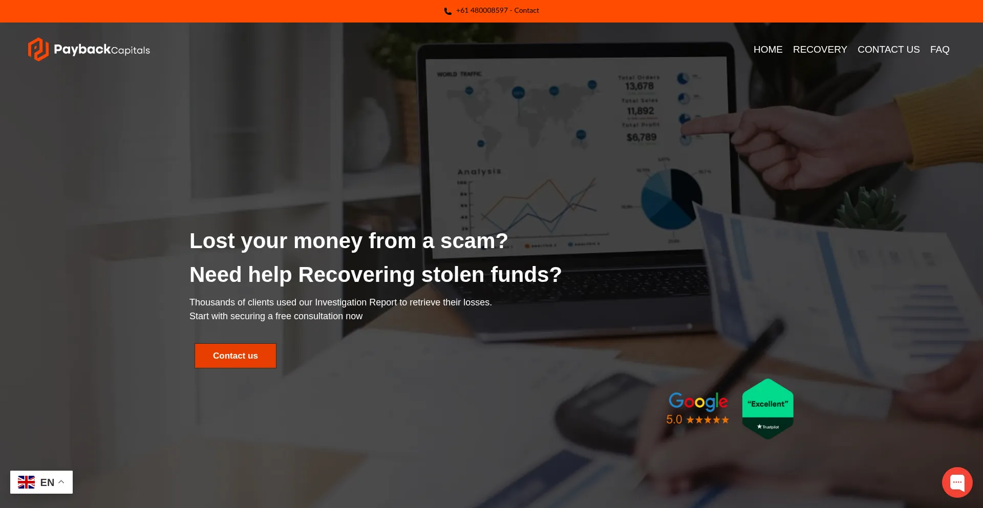 ¿És Seguro y Confiable Paybackcapitals.com?