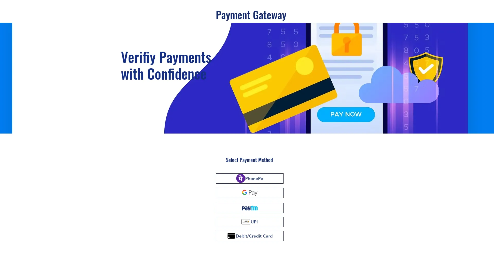 Website screenshot of Paycourier.site