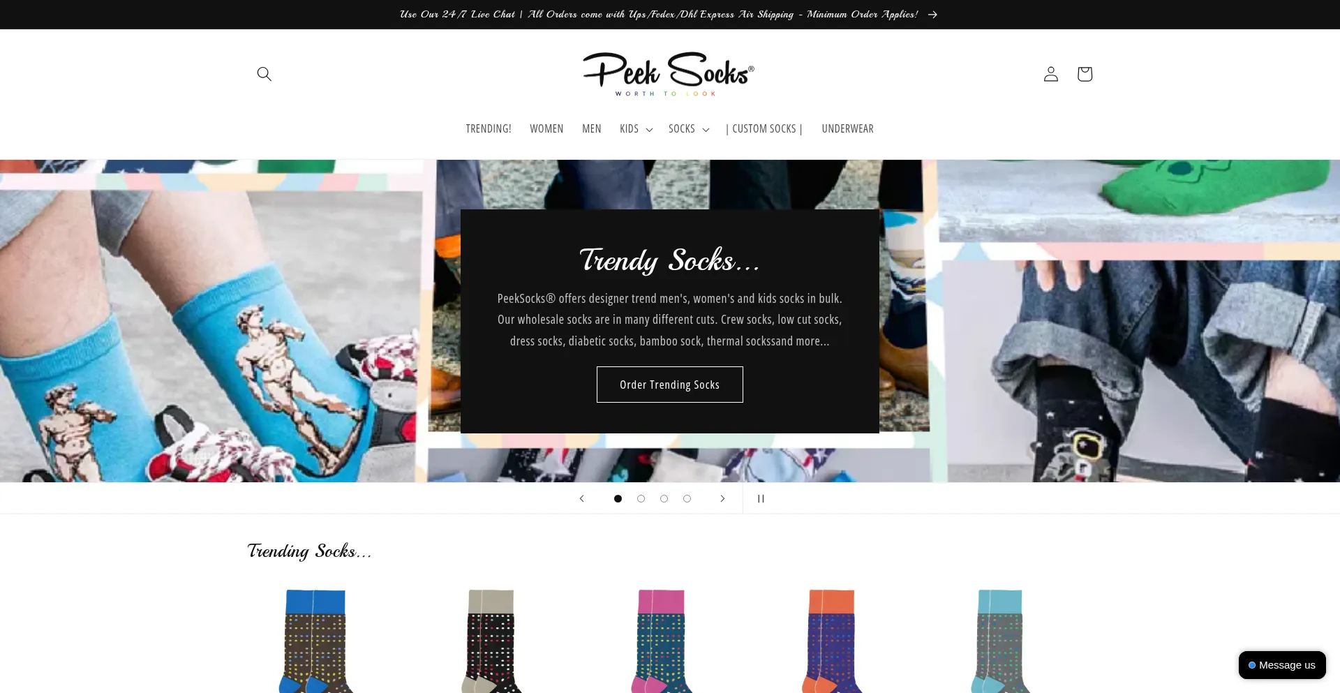 Peeksocks.com