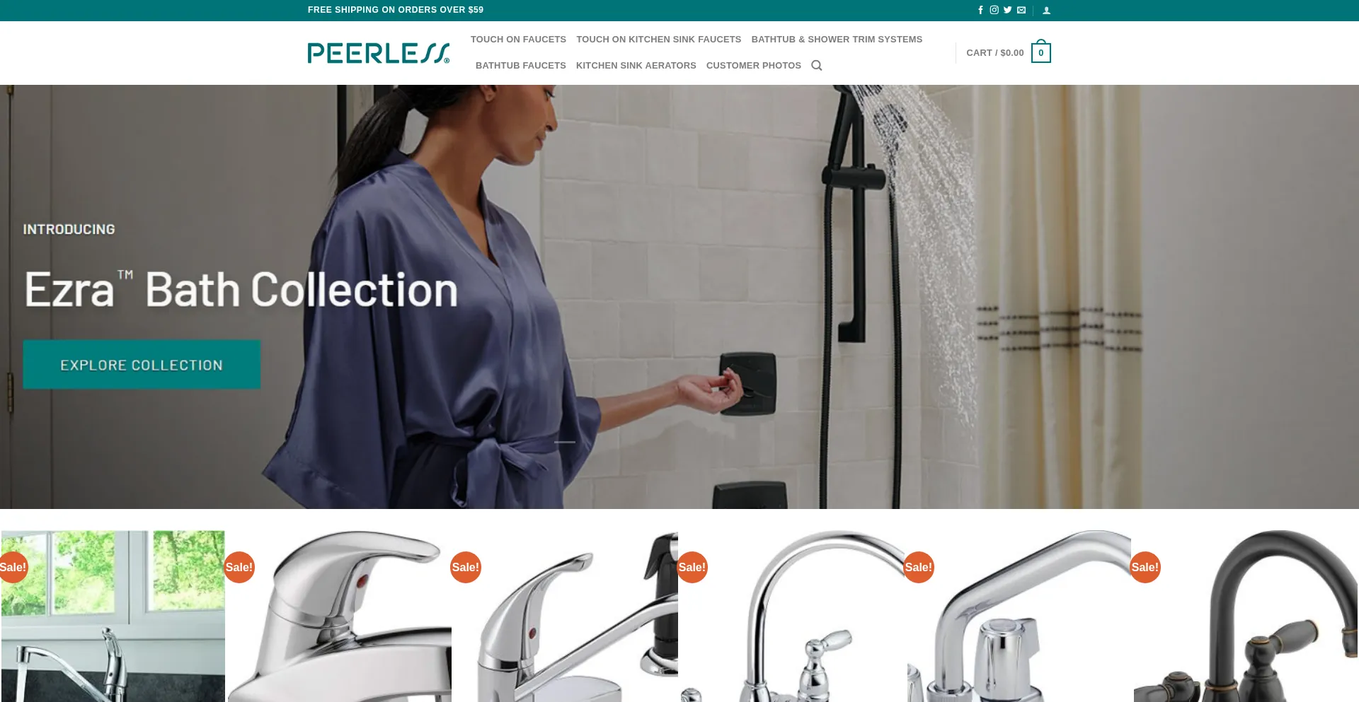 Peerlessoutlet.com Screenshot