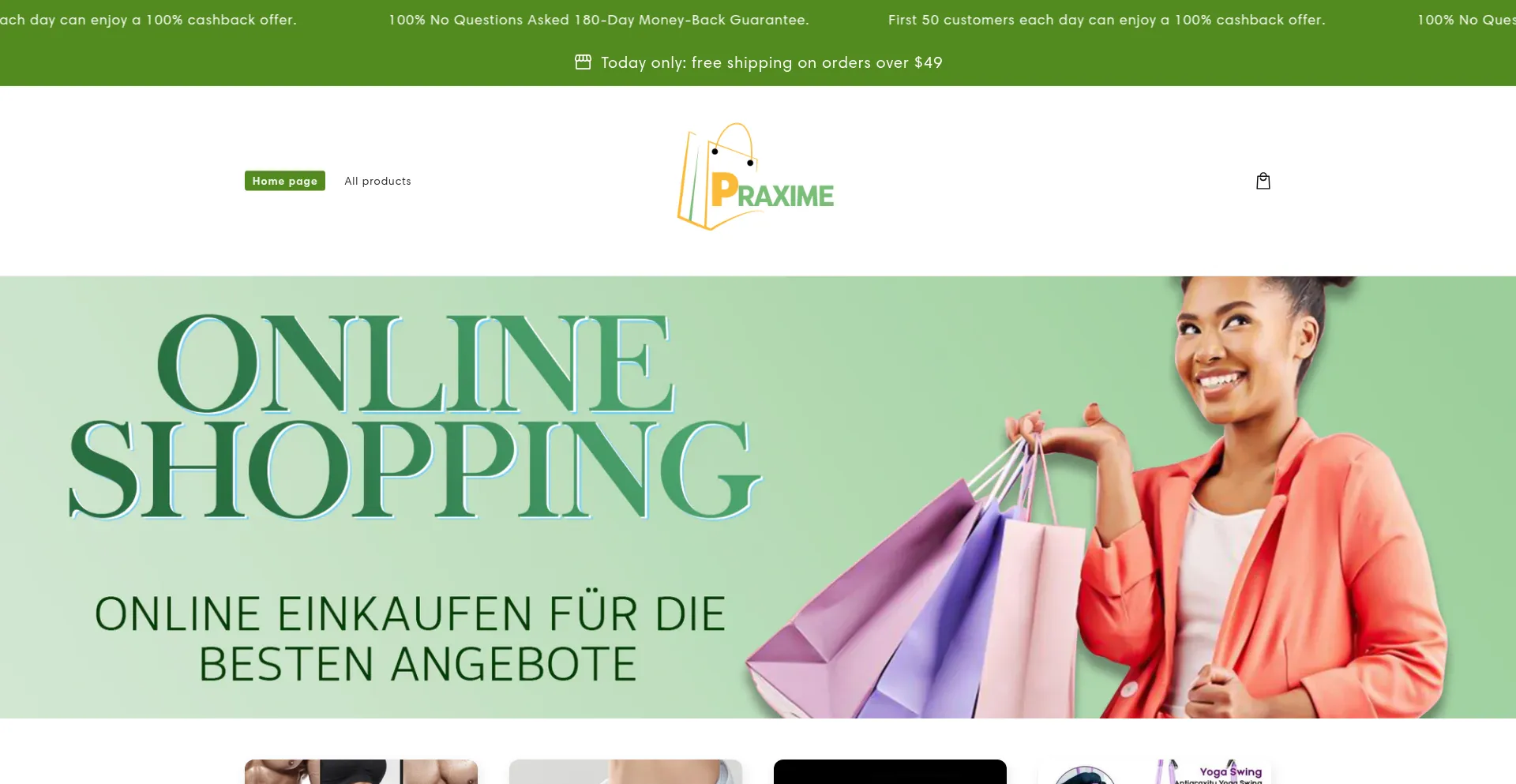 Website screenshot of Pelorenta.com