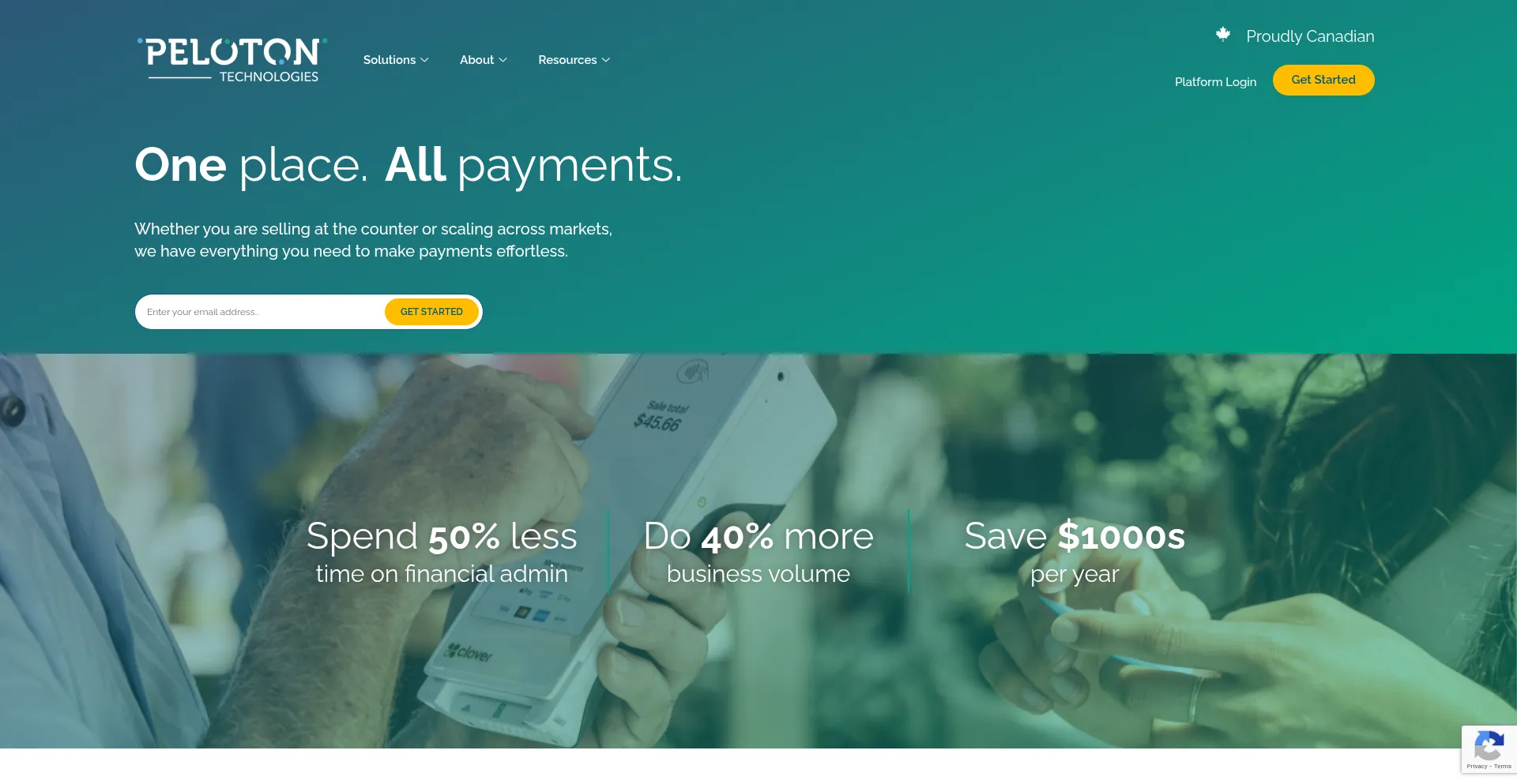 Peloton-technologies.com Screenshot