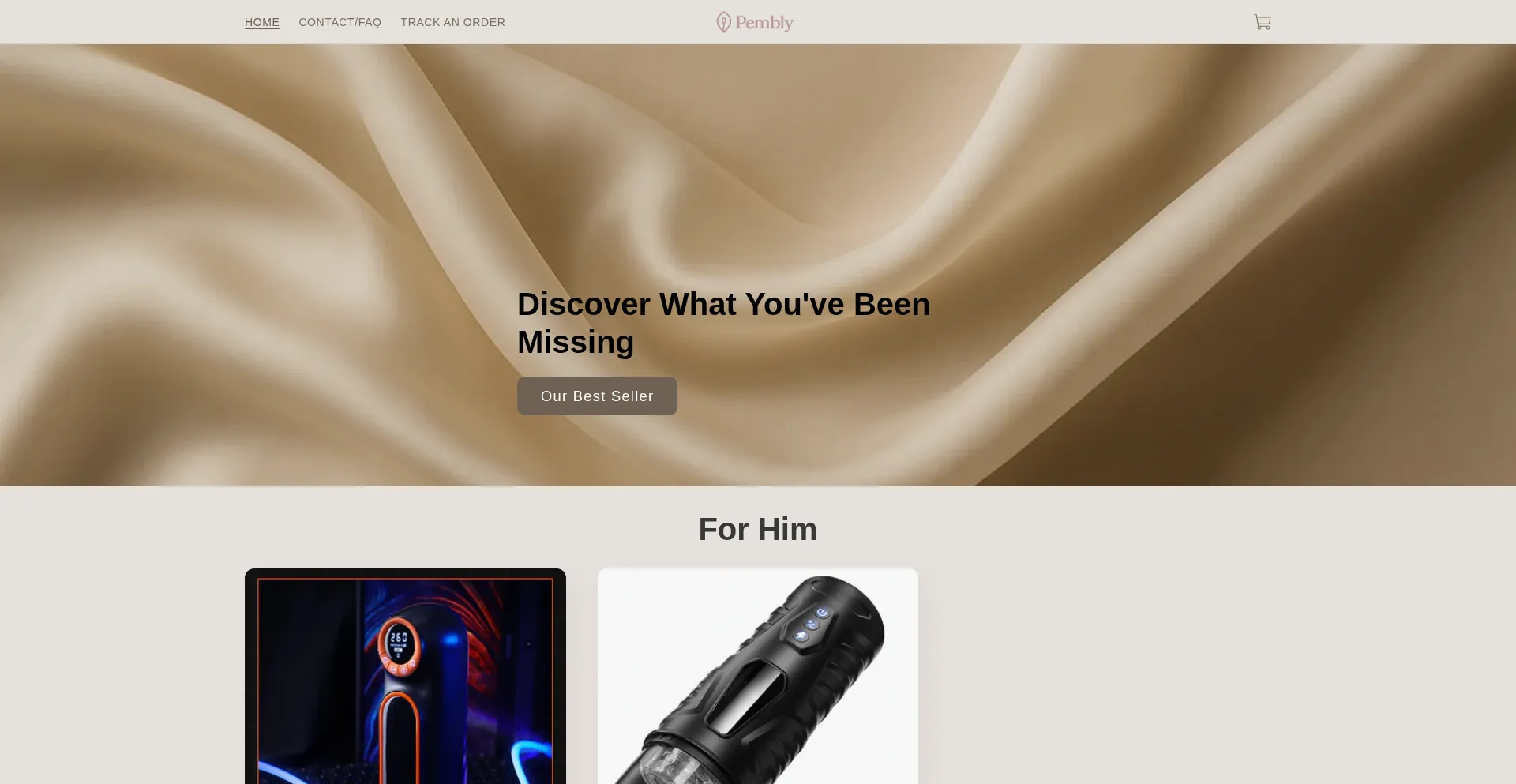 Website screenshot of Pemblyco.com