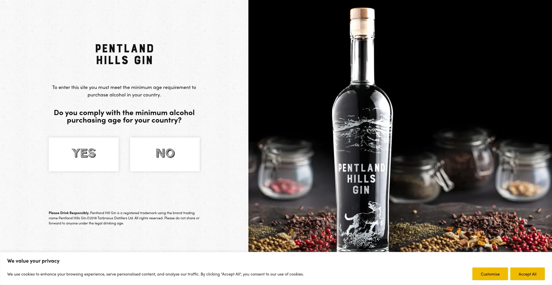 Pentlandhillsgin.com