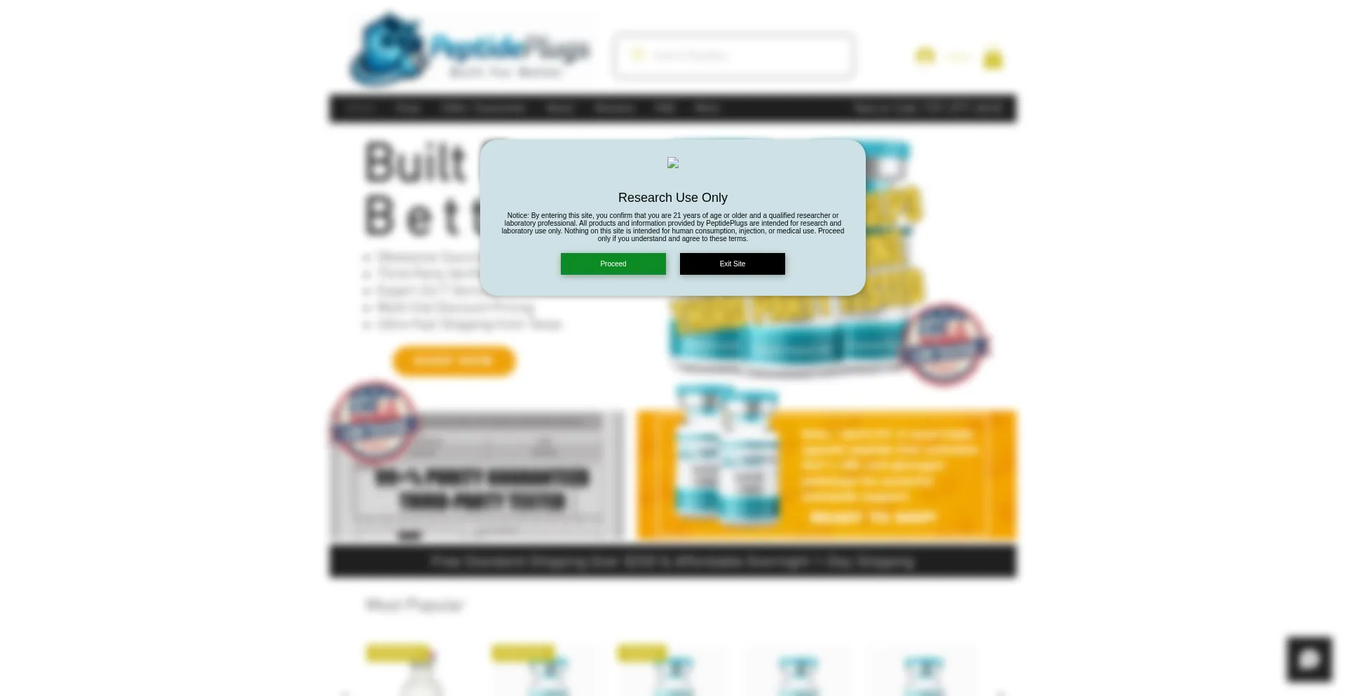 Peptideplugs.com