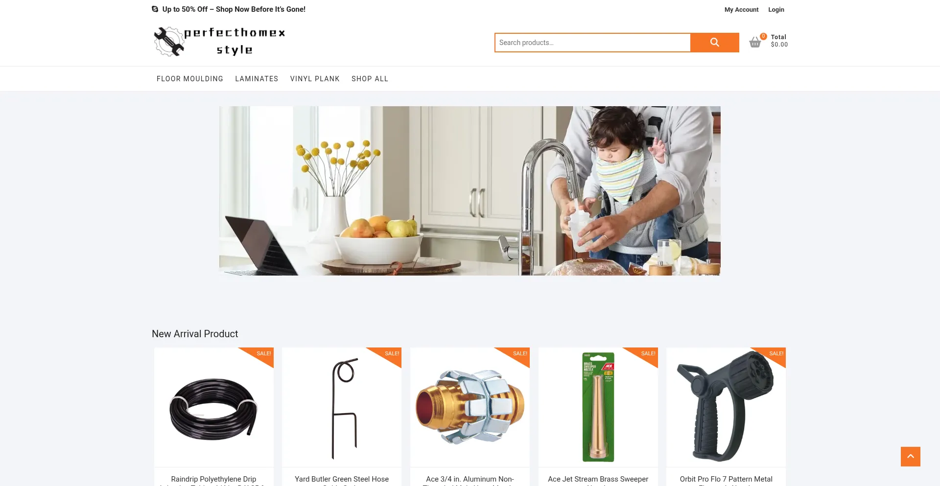 Website screenshot of Perfecthomexstyle.com