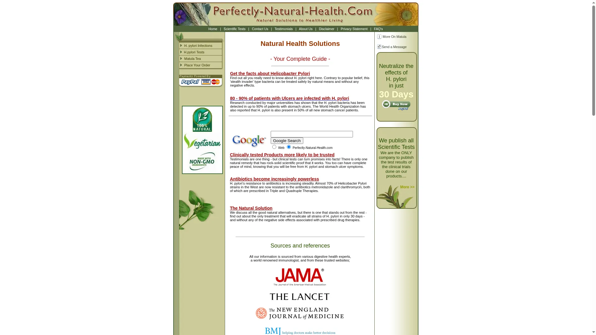 Perfectly-natural-health.com