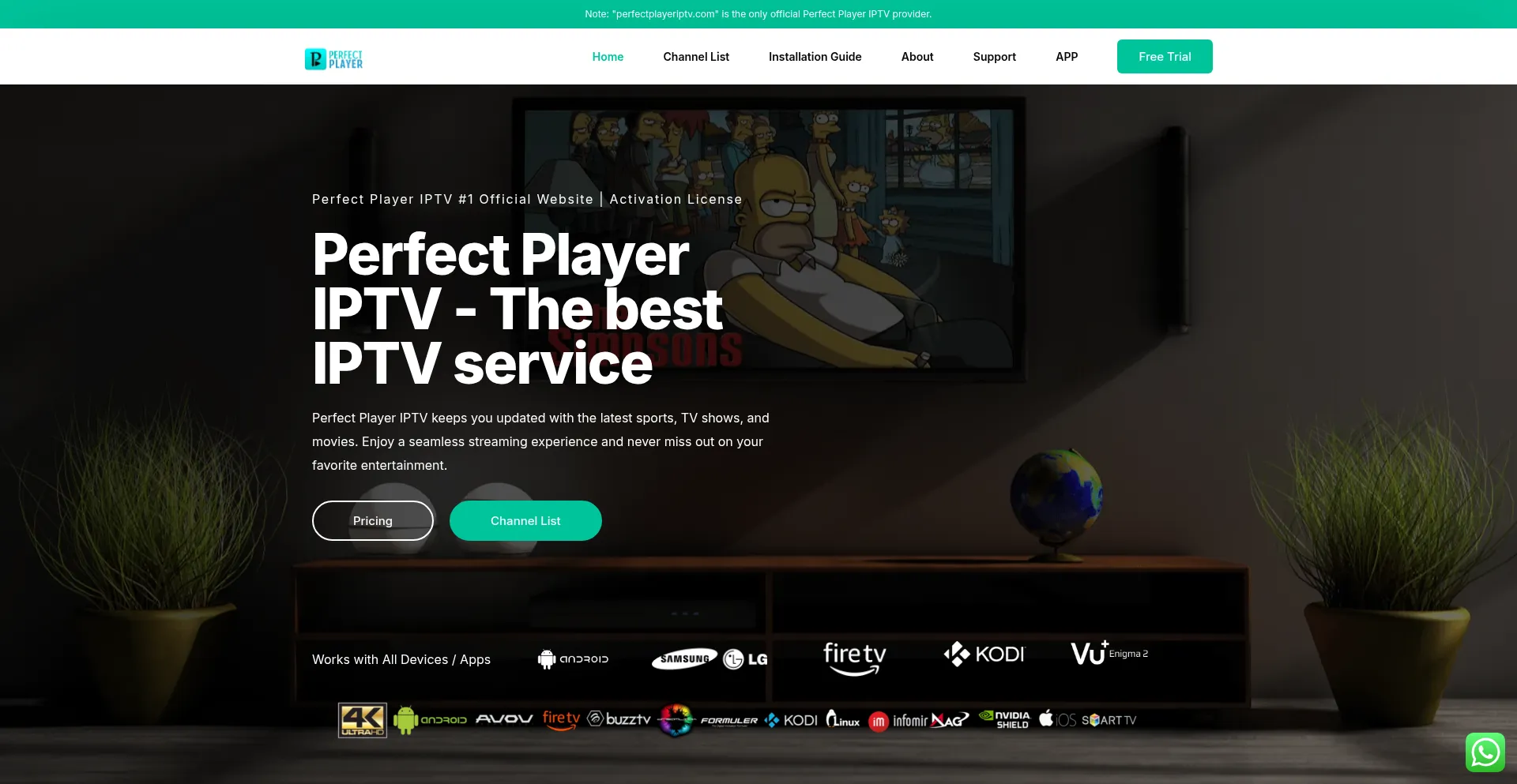 ¿És Seguro y Confiable Perfectplayeriptv.com?