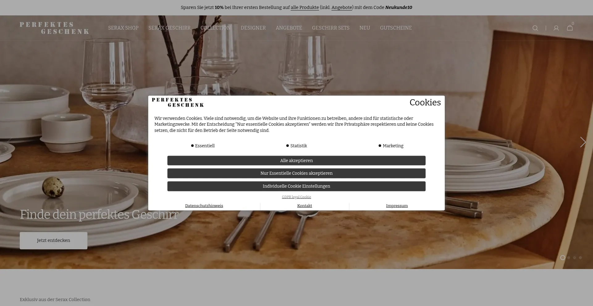 Perfektes-geschenk.com Screenshot